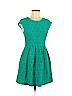 Forever 21 100% Cotton Green Casual Dress Size M - photo 1