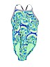 Dolfin Green One Piece Swimsuit Size 14 - photo 1