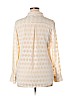 Merona 100% Polyester Ivory Long Sleeve Blouse Size XL - photo 2