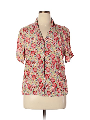 Flax Short Sleeve Blouse (view 1)