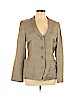 Armani Collezioni Tan Silk Blazer Size 10 - photo 1