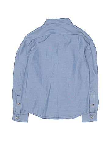 Little Maven Long Sleeve Button-Down Shirt (view 2)