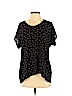 Lush Black Short Sleeve Blouse Size S - photo 1
