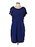 Ali Ro 100% Silk Blue Casual Dress Size 10 - photo 1