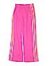 Adidas 100% Polyester Stripes Pink Active Pants Size 6X - photo 1