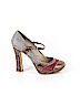 Hinge 100% Leather Tan Heels Size 10 - photo 1