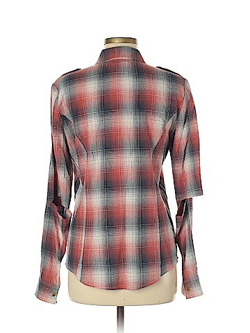 Charlotte Ronson Long Sleeve Button-Down Shirt (view 2)