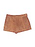 Forever 21 100% Leather Tan Leather Shorts Size 30 waist - photo 2