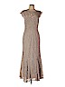 ML Monique Lhuillier Tan Casual Dress Size 12 - photo 1