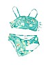 Cherokee Green Two Piece Swimsuit Size 2T - photo 1