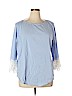 grand & greene Blue Long Sleeve Blouse Size 1X - photo 1