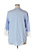 grand & greene Blue Long Sleeve Blouse Size 1X - photo 2