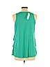 French Laundry Green Sleeveless Top Size L (petite) - photo 2