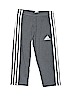 Adidas 100% Cotton Gray Track Pants Size 7 - 8 - photo 1