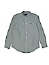 Ralph Lauren 100% Cotton Green Long Sleeve Button-Down Shirt Size 14 - 16 - photo 1