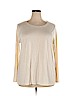 Stylus Tan Long Sleeve Top Size 2X - photo 1