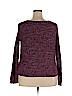 Faded Glory Purple Pullover Sweater Size 20 - photo 2