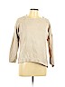 Dolce Ragazza 100% Cotton Tan Long Sleeve Top Size L - photo 1