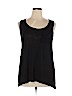August Silk Black Sleeveless Top Size XL - photo 1
