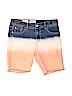 Jordache Color Block Blue Denim Shorts Size 10 - photo 1