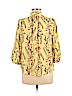 Worthington 100% Polyester Yellow Long Sleeve Blouse Size M (petite) - photo 2