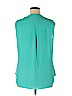 New York & Company 100% Polyester Blue Sleeveless Blouse Size XL - photo 2