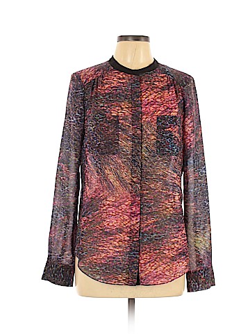 Rebecca Taylor Long Sleeve Silk Top (view 1)