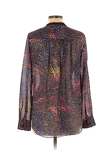 Rebecca Taylor Long Sleeve Silk Top (view 2)
