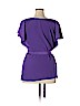 Cato 100% Polyester Purple Short Sleeve Blouse Size XL - photo 2