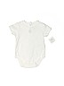 Little Me 100% Cotton White Short Sleeve Onesie Size Newborn - photo 1