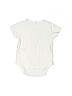 Little Me 100% Cotton White Short Sleeve Onesie Size Newborn - photo 2
