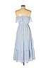 Club Monaco 100% Silk Blue Casual Dress Size 2 - photo 2
