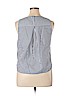 Madewell 100% Cotton Gray Sleeveless Blouse Size XL - photo 2