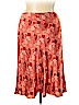 New York & Company 100% Silk Orange Silk Skirt Size XL - photo 2