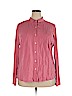 Chaps 100% Viscose Pink Long Sleeve Blouse Size 2X - photo 1