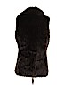 Via Spiga Brown Faux Fur Vest Size S - photo 2