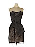 BCBGMAXAZRIA Runway 100% Nylon Black Cocktail Dress Size 12 - photo 1
