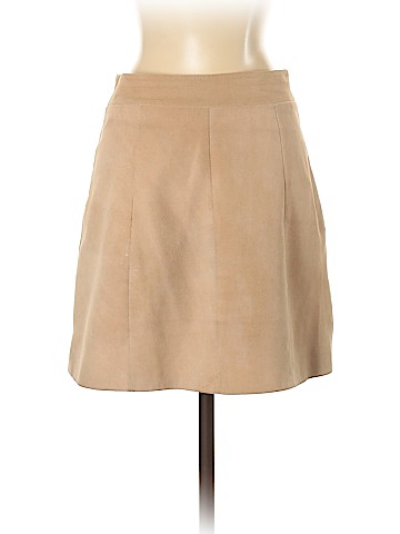 Intermix Leather Skirt (view 2)