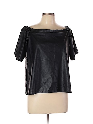 Bailey 44 Faux Leather Top (view 1)