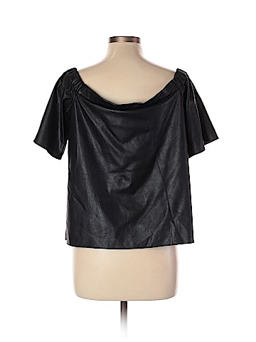 Bailey 44 Faux Leather Top (view 2)
