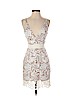 Dress the Population 100% Polyester Ivory Casual Dress Size XS - photo 1