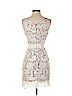 Dress the Population 100% Polyester Ivory Casual Dress Size XS - photo 2