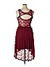 Deb Burgundy Cocktail Dress Size 1X - photo 2