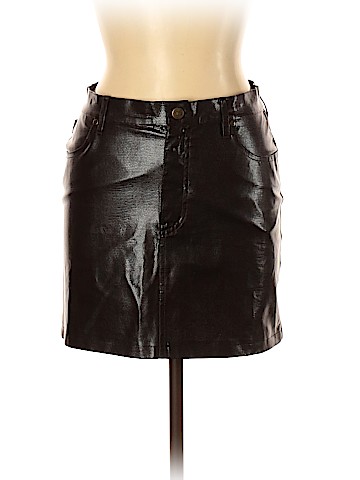 Moschino Jeans Faux Leather Skirt (view 1)