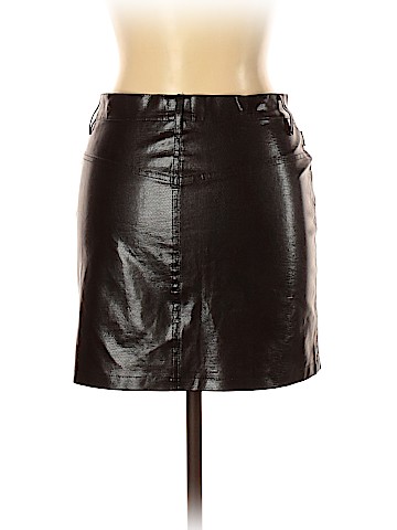 Moschino Jeans Faux Leather Skirt (view 2)