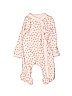Carter's 100% Cotton Pink Long Sleeve Outfit Size Newborn - photo 1