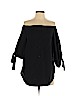 Babaton 100% Cotton Black 3/4 Sleeve Blouse Size S - photo 1