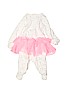 Carter's 100% Cotton White Long Sleeve Outfit Size Newborn - photo 2