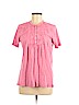 Lucky Brand 100% Cotton Pink Short Sleeve Top Size M - photo 1