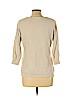 Pink Rose 100% Cotton Tan Pullover Sweater Size L - photo 2
